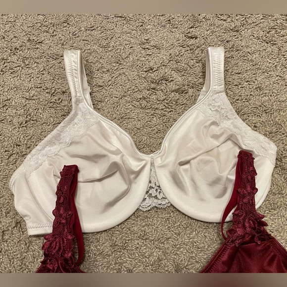 36D bra bundle satin seamless full coverage minimizer bra lot - Picture 14 of 14